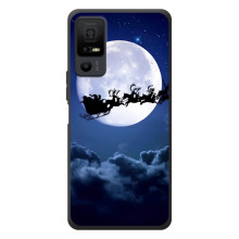 Новорічні Чохли для ТЕСЛ 40 НxtPaper 5G (VPrint) (Санта - місяць)