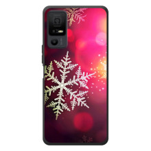 Новорічні Чохли для ТЕСЛ 40 НxtPaper 5G (VPrint) (Сніжинка)