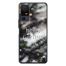 Новорічні, Святкові Чохли для TCL 40 NxtPaper 5G - 2024 год (Hello winter)
