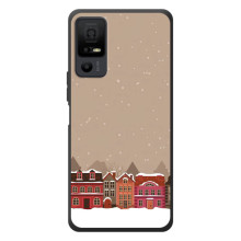 Новорічні, Святкові Чохли для TCL 40 NxtPaper 5G - 2024 год (Зимове місто)
