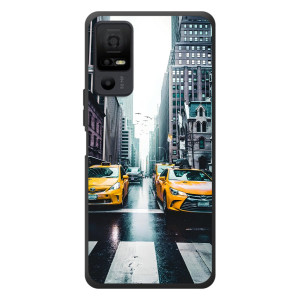 Силиконовый бампер (Работники) на TCL 40 NxtPaper 5G – Такси