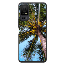 Силиконовый чехол с КАРТИНКАМИ лето для TCL 40 NxtPaper 5G (AlphaPrint) – Пальма