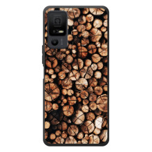 Текстурний Чохол для TCL 40 NxtPaper 5G (Дрова)