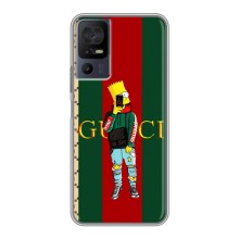 Брендновые Чехлы для TCL 40 SE - (PREMIUMPrint) (Барт ГУЧЧИ)