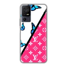 Брендновые Чехлы для TCL 40 SE - (PREMIUMPrint) (Мода LV)
