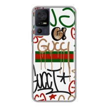 Брендновые Чехлы для TCL 40 SE - (PREMIUMPrint) (Стиль GUUCI)