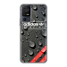 Чехлы Адидас для TCL 40 SE (AlphaPrint) (Адидас принт)