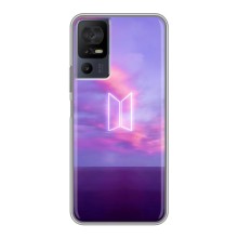 Чехлы BTS для TCL 40 SE (AlphaPrint) (BTS логотип)