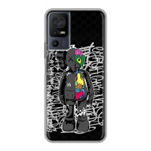 Чехлы для TCL 40 SE - Bearbrick Louis Vuitton (PREMIUMPrint) (Стиль Bearbrick)