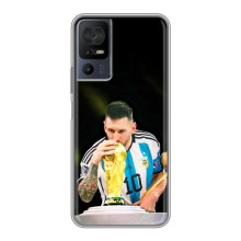 Чехлы для TCL 40 SE (Leo чемпион) (AlphaPrint) (Кубок Месси)
