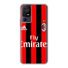 Чехлы для TCL 40 SE (VPrint) - Футбольные клубы (Milan)