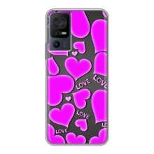 Чехлы для любимой на 40 СЕ (VPrint) (Pink hearts)