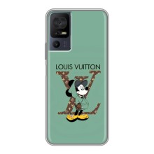Чехлы Луи Витон для TCL 40 SE (AlphaPrint - LOUIS VUITTON) (Микки Маус LV)