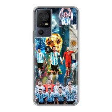Чехлы Месси для TCL 40 SE (AlphaPrint) (Аргентина Месси)