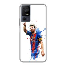 Чехлы Месси для TCL 40 SE (AlphaPrint) (Лео Месси)