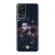 Чехлы Месси для TCL 40 SE (AlphaPrint) (Месси 10)