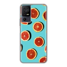 Чехлы с Фруктами для TCL 40 SE (VPrint) (Грейпфрут)