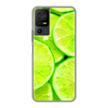 Чехлы с Фруктами для TCL 40 SE (VPrint) (Лайм)