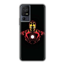 Чехлы с героями Марвел TCL 40 SE (VPrint) (Человек железный)