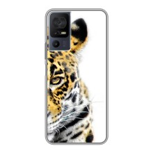 Чехлы с картинками животных TCL 40 SE (Леопард)