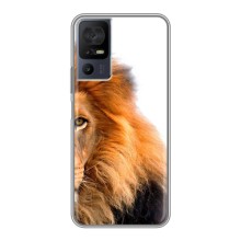 Чехлы с картинками животных TCL 40 SE (Лев грива)