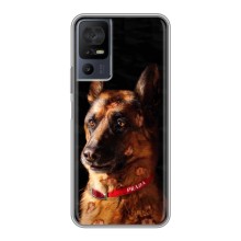 Чехлы с картинками животных TCL 40 SE (Овчарка)