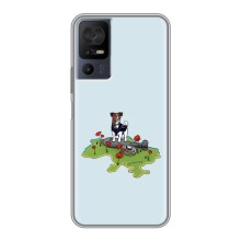Чехлы с картинкой собаки Патрон для TCL 40 SE (AlphaPrint) (Сапер Пес)