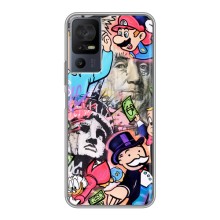 Чехлы с крутыми принтами для TCL 40 SE - (PREMIUMPrint) (Monopoly man)