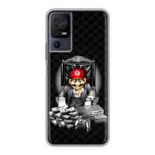 Чехлы с крутыми принтами для TCL 40 SE - (PREMIUMPrint) (Супер Марио)