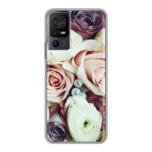Чохли з принтом Троянд для TCL 40 SE (Букет Троянд)