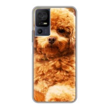 Чехлы с собаками для TCL 40 SE (VPrint) (Щенок Бишон)