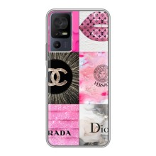 Чехол (Dior, Prada, YSL, Chanel) для TCL 40 SE – Модница