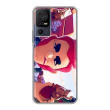 Чехол для TCL 40 SE Бравл Старс (VPrint)