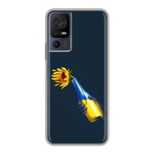 Чехол для Патриота Украины TCL 40 SE - (AlphaPrint) (Коктейль молотова)
