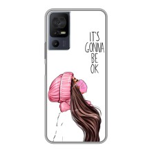 Чехол с печатью для TCL 40 SE - (Мода) (AlphaPrint) (Коронавирус)