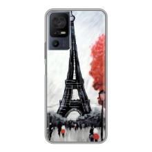 Чохол Ейфелева Вежа TCL 40 SE - (AlphaPrint) (Вежа в Парижі)