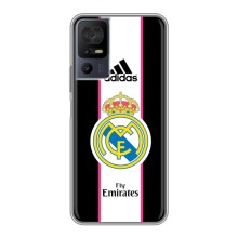 Чехол для TCL 40 SE с принтом (Лого Real Madrid)