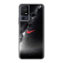 Чехол для TCL 40 SE - с принтом Найк (AlphaPrint) (Найк красный)