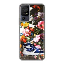 Чехол для TCL 40 SE - с принтом Найк (AlphaPrint) (Стиль Найк)