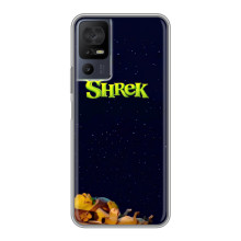 Чехол с мультфильмом Шрек на TCL 40 SE – Шрек лого