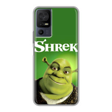 Чехол с мультфильмом Шрек на TCL 40 SE – Шрек