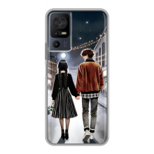 Чохол з дизайном Венздей 2 на TCL 40 SE – Венздей і Тайлер