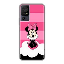 Эксклюзивный чехол для TCL 40 SE (AlphaPrint - Мультяшные) (Девочка Maus)