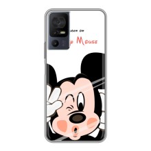 Эксклюзивный чехол для TCL 40 SE (AlphaPrint - Мультяшные) (Маус Микки)