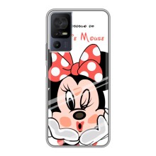 Эксклюзивный чехол для TCL 40 SE (AlphaPrint - Мультяшные) (Маус Минни)