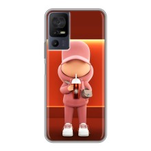 Крутые Чехлы Луи Виттон для TCL 40 SE (AlphaPrint) (С Кофе)