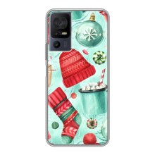 Новогодние Чехлы для 40 СЕ (VPrint) (Одежда НГ)