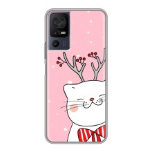 Новогодние Чехлы для 40 СЕ (VPrint) (Зимний кот)