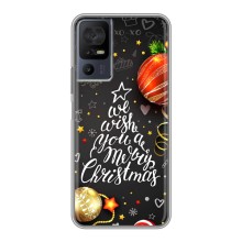 Рождественские Чехлы для TCL 40 SE (VPrint) (Елочка)