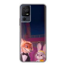 Силиконовый чехол с принтом Зоотрополіс для TCL 40 SE – Главные герои